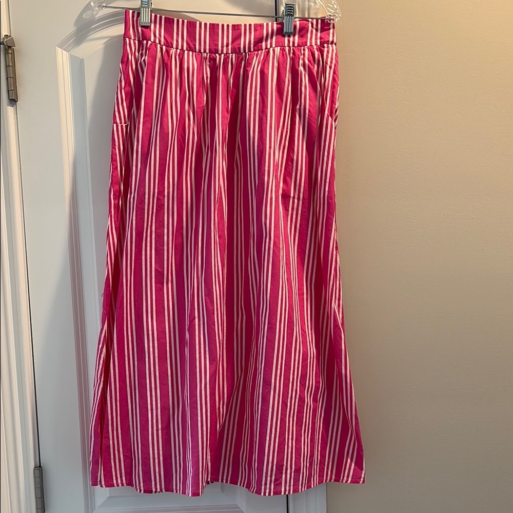 Pink Striped Boden Women's Skirt